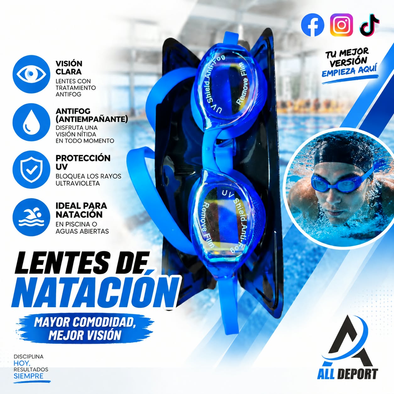 LENTES DE NATACION PRO